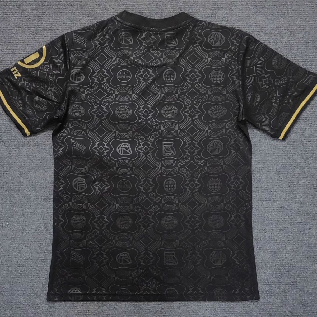 【S~4XL】Bayern 125th Anniversary Black Football Jersey