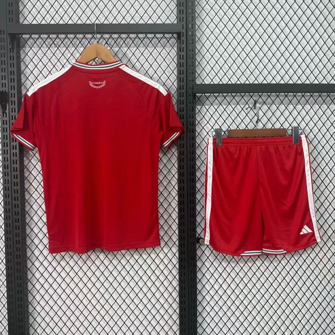 Kids Wales 2026 World Cup Home Football Kit