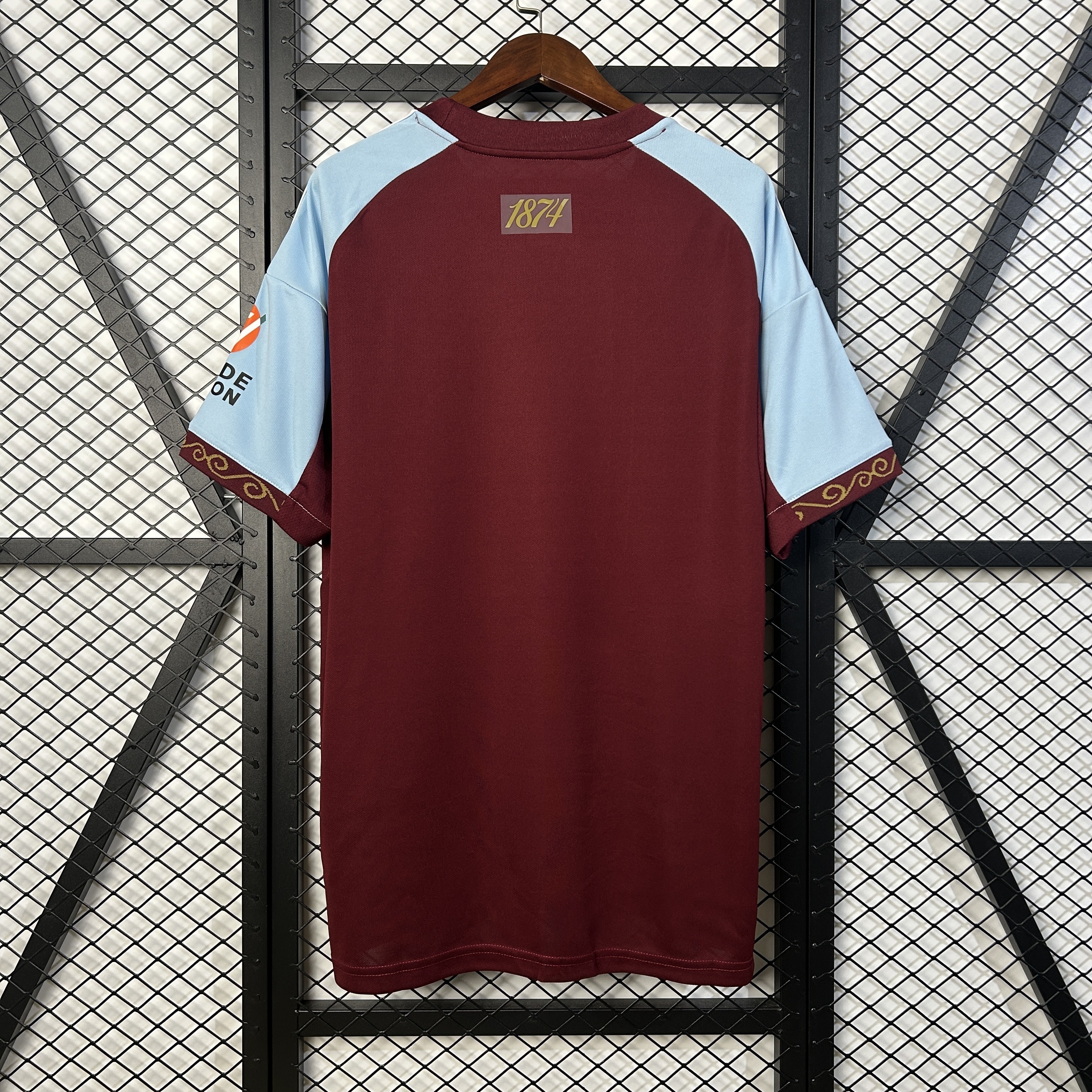 【S~4XL】Aston Villa 25/26 Home Poppy Football Jersey