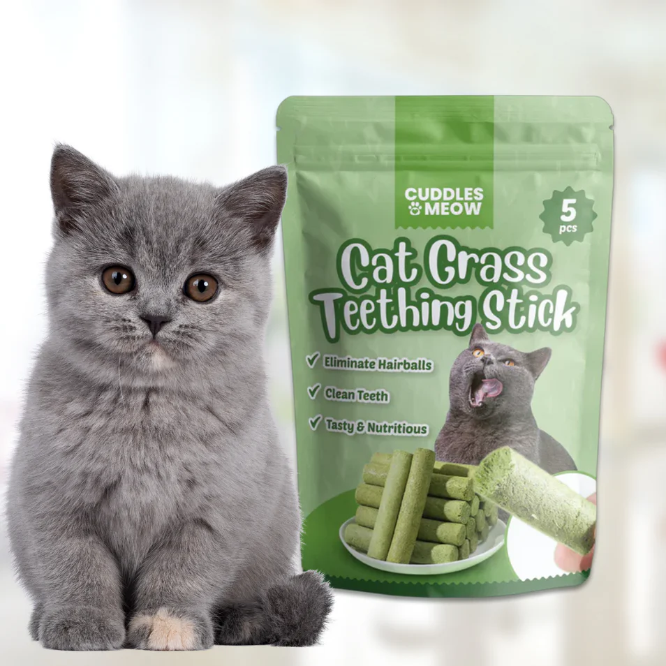 Cats’ Favorite Grass Teething Stick
