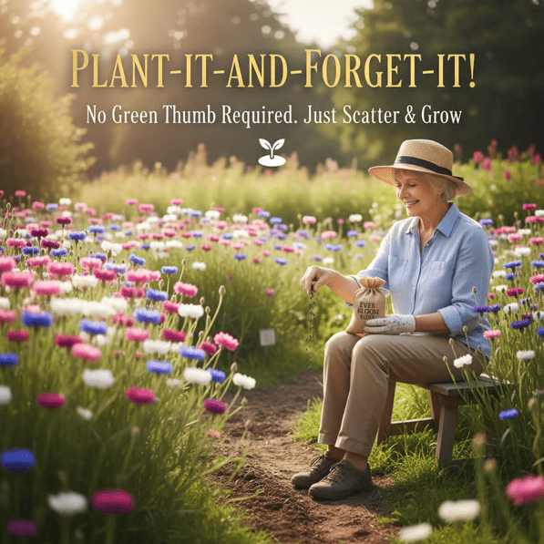 🌱Premium Cornflower Seeds – The "Unstoppable" Wildflower That Grows Anywhere