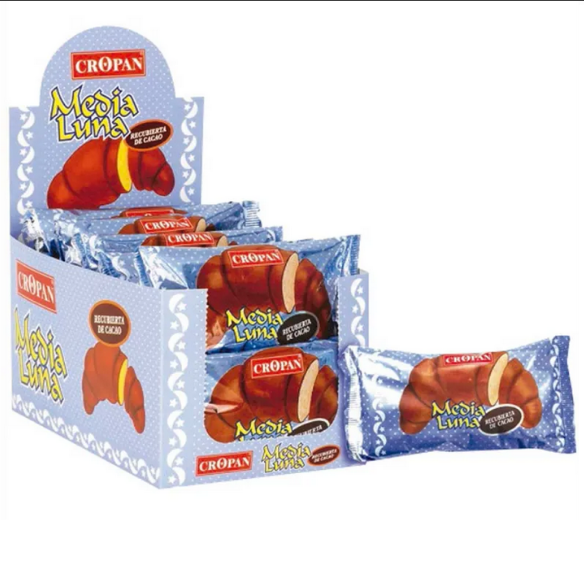 Media Luna Chocolate 12 ud Cropan