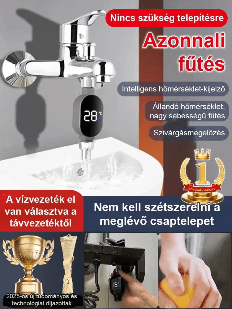 Faucet Thermometer Shower Universal Water Temperature Controller Visible Smart