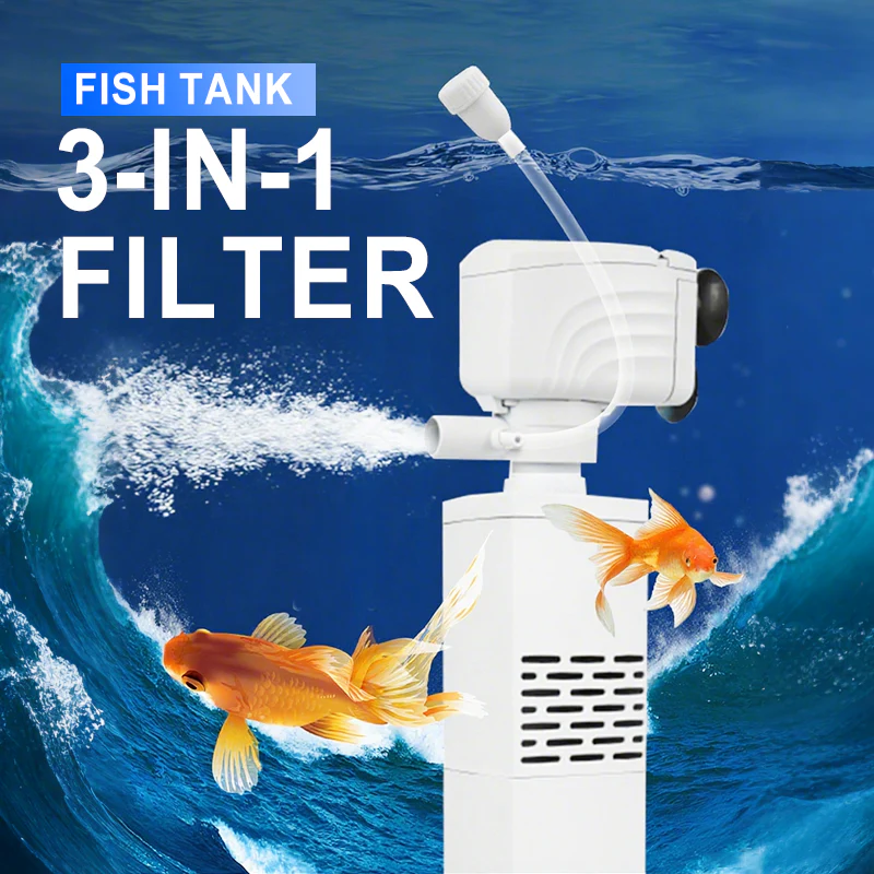 💦 Aquarium 3-in-1 Filter ♻️ Filtration, Oxygenation and Water Circulation 🐠