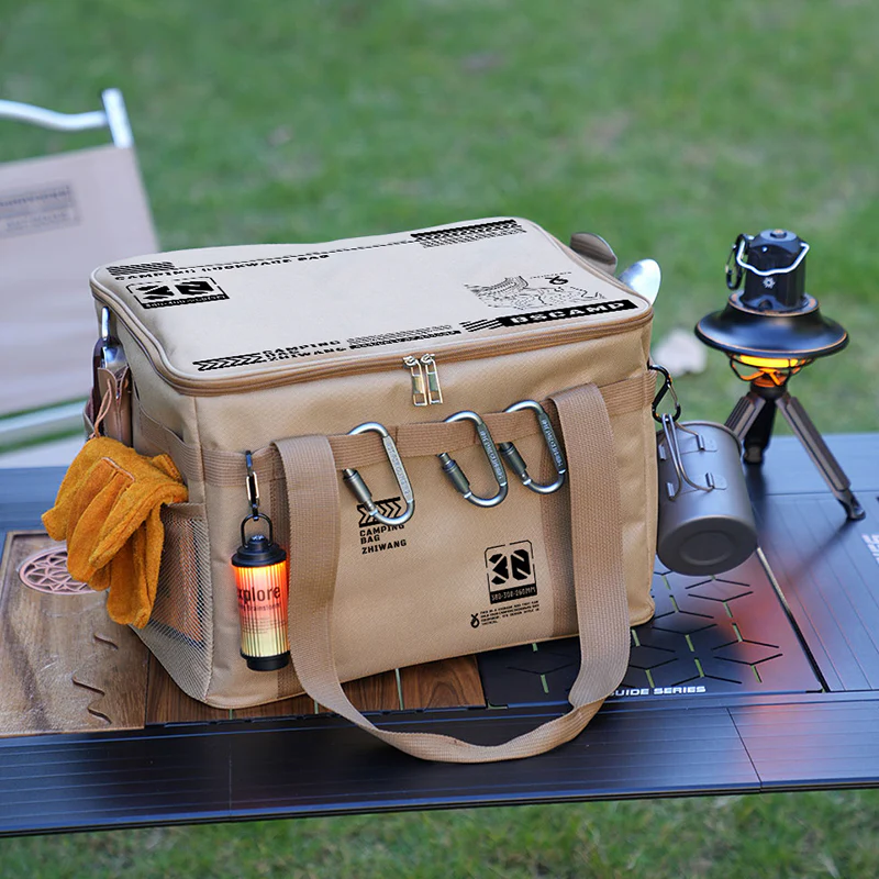 💦❌Large capacity, waterproof, foldable outdoor storage bag, portable camping and picnic storage🔥