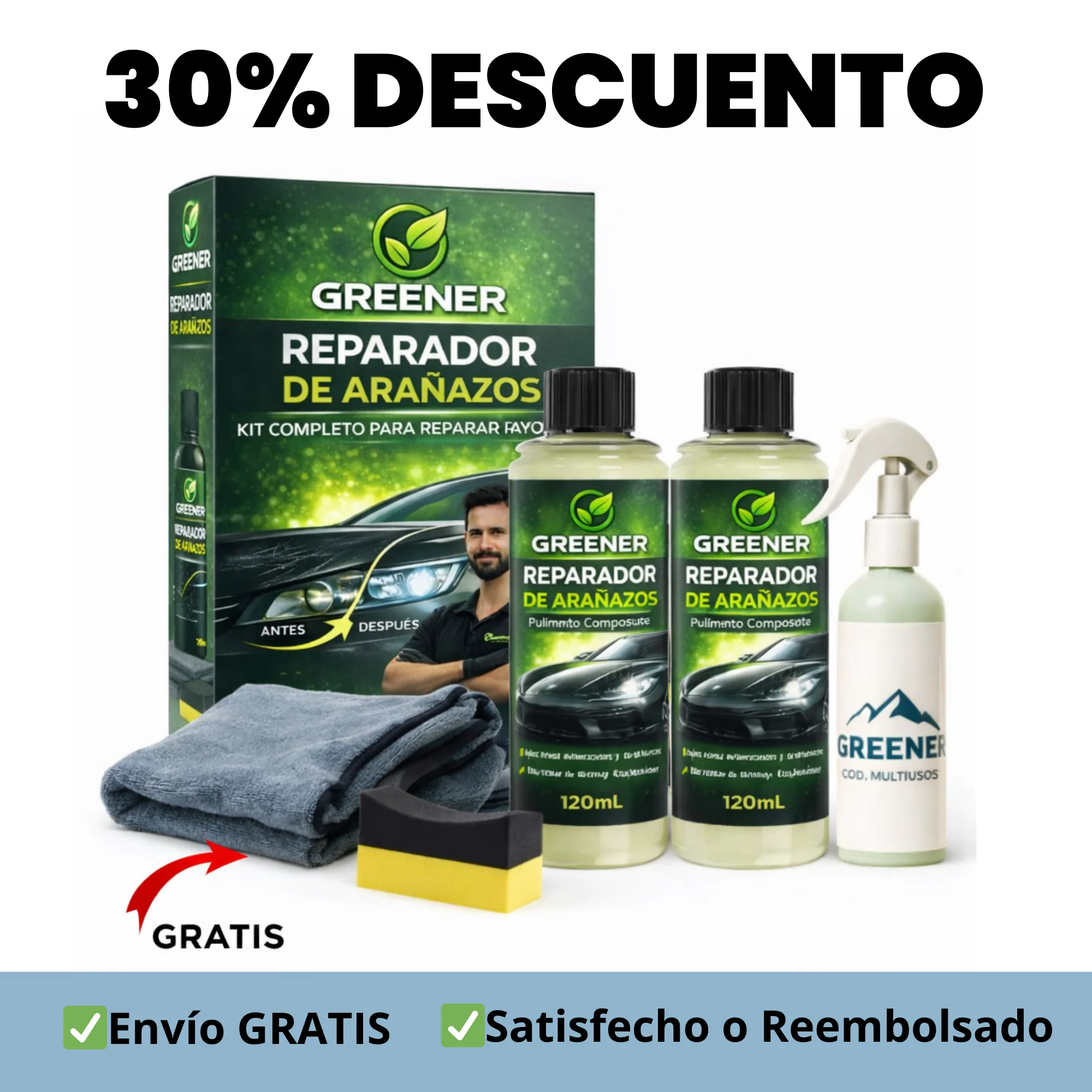 Pack Cera Anti Arañazos 125ml