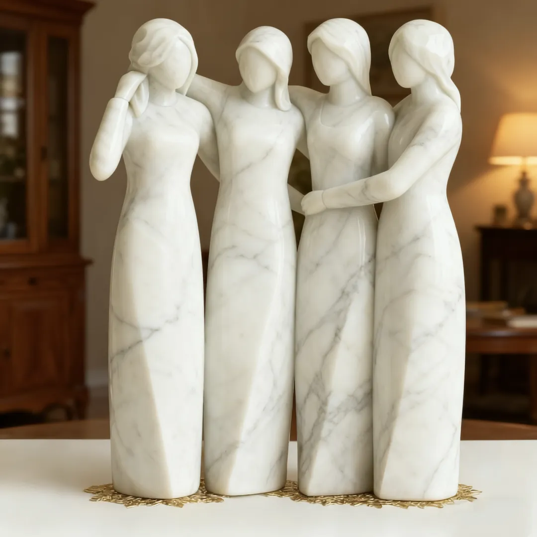 🔥LAST DAY 80% OFF🌊Sisters by My Side, Celebrates Friendships Three Sisters Sculpture