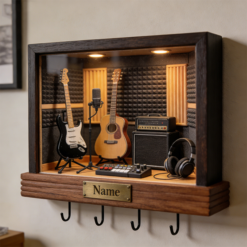 Custom musician themed hook