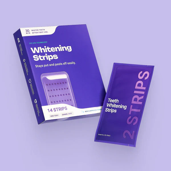 OUR+™ Purple Teeth Whitening Strips