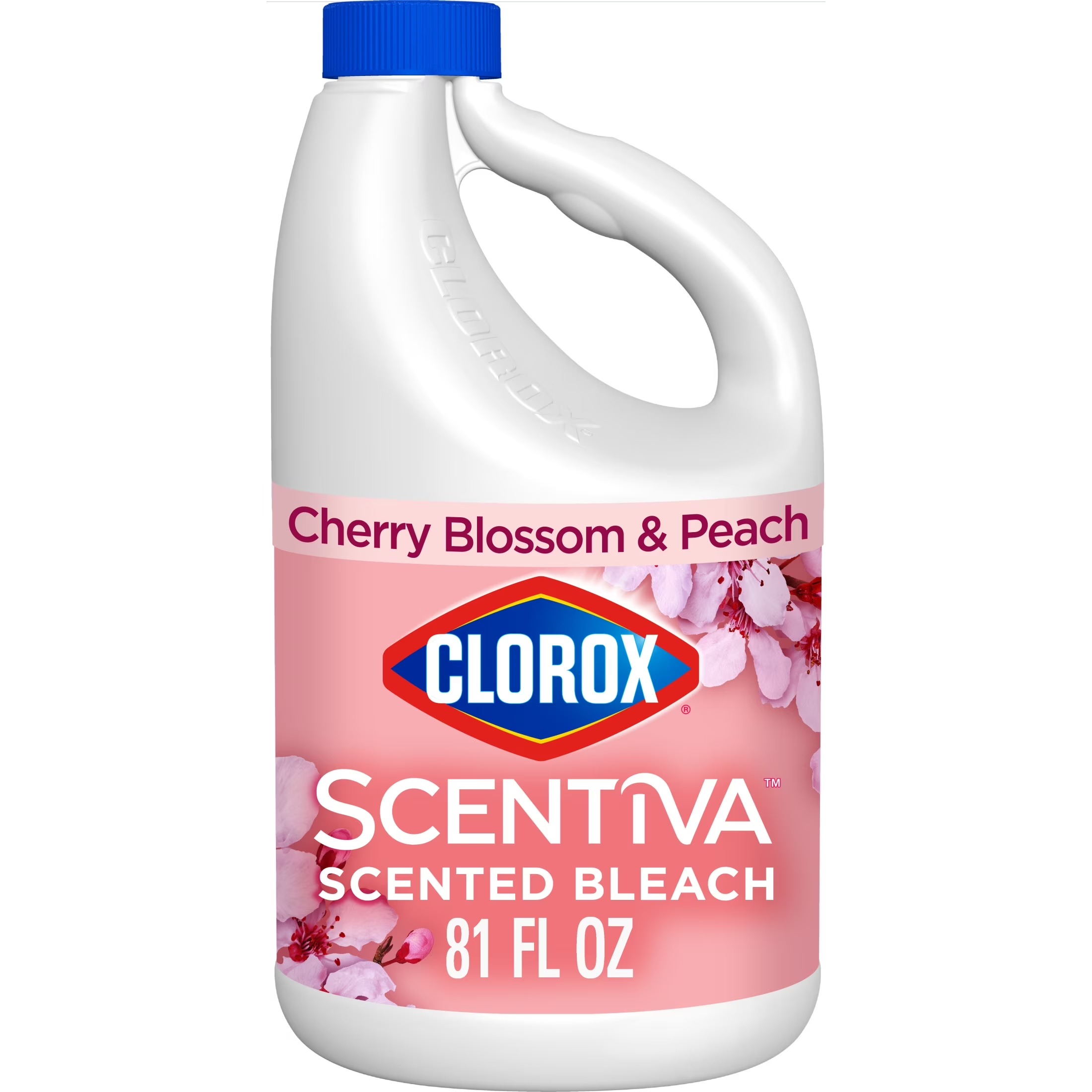 Clorox Scentiva Scentiva illatosított fehérítő, cseresznyevirág és őszibarack, 81 fl oz