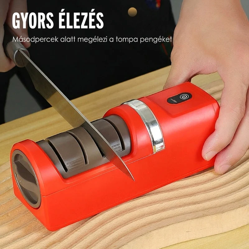 🔪 Automatic kitchen knife sharpener | Perfectly sharp blades in one go
