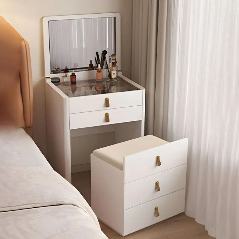 Ivory – Espejo plegable para maquillaje