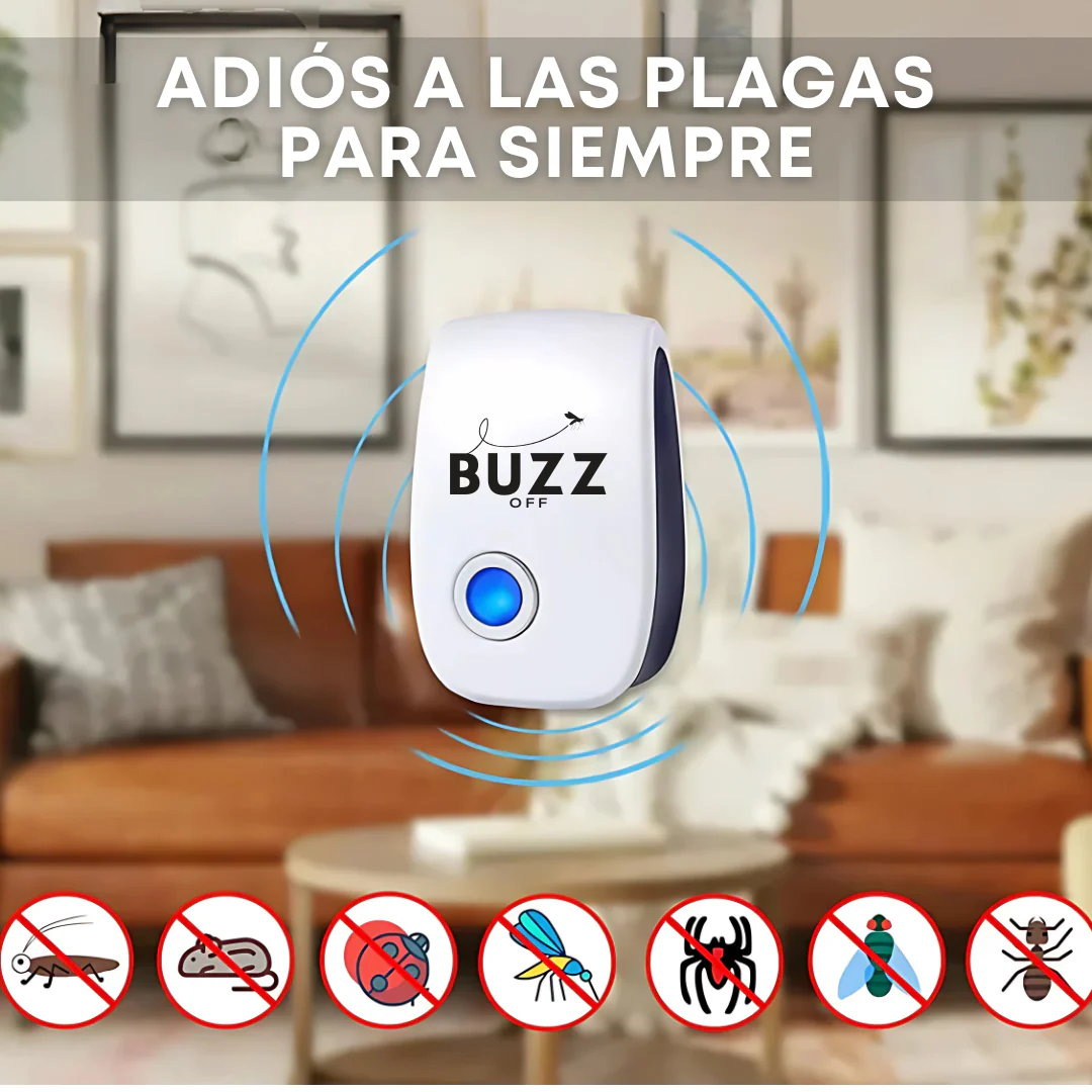 BuzzOff™ | Repelente eléctrico de plagas domésticas