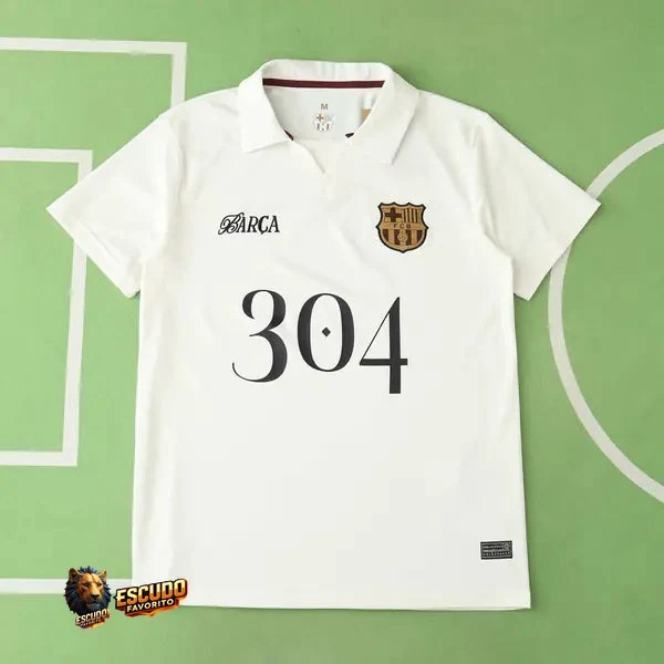 CAMISETA BARCELONA YAMAL BLANCA 24/25 HOMBRE