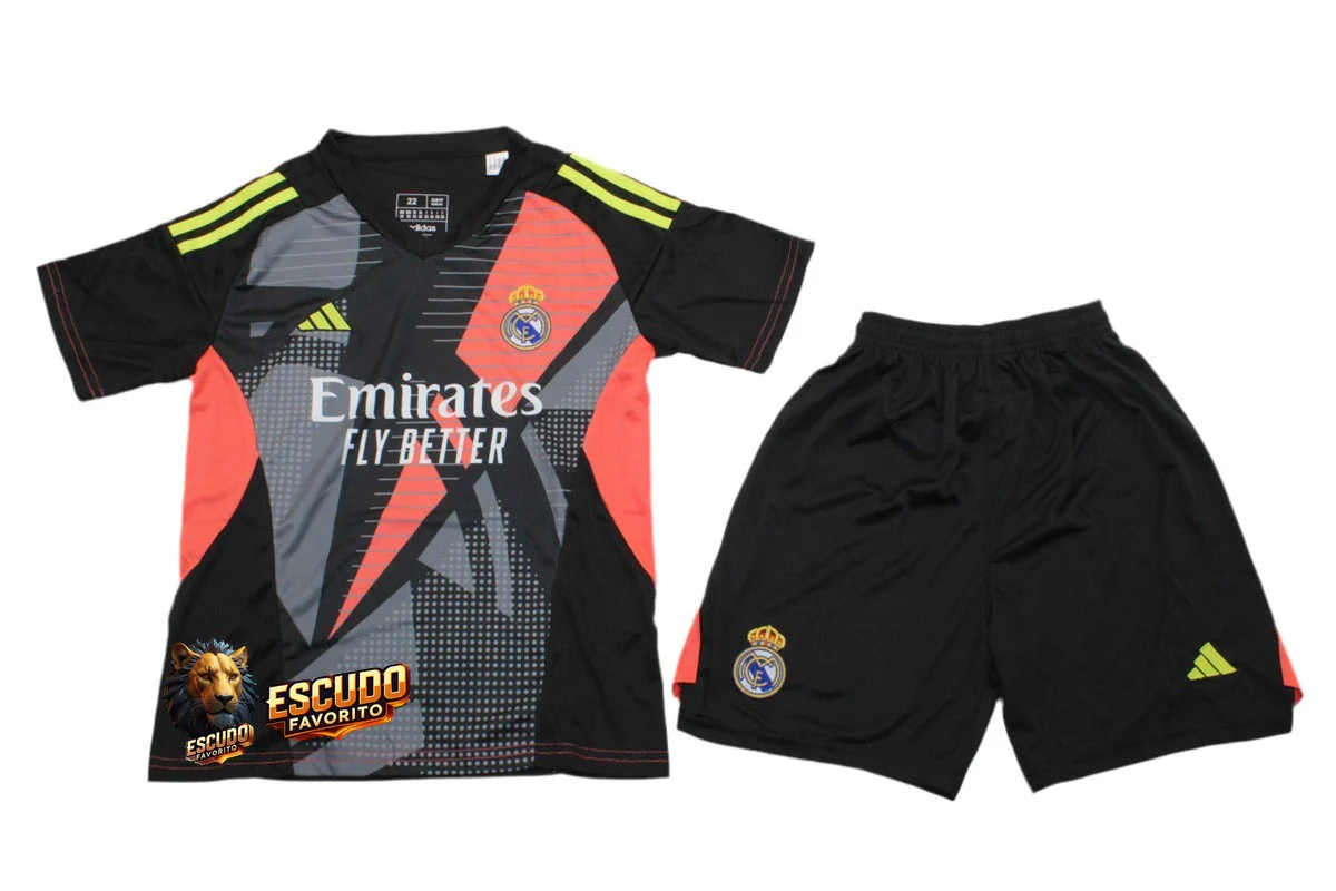 REAL MADRID PORTERO II 24/25 EQUIPACIÓN PARA NIÑOS