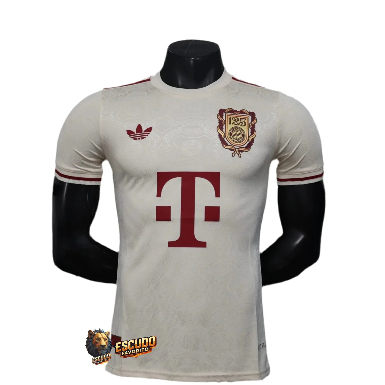 CAMISETA BAYERN MUNICH 125th CUMPLEAÑOS BLANCA 25/26 HOMBRE (VERSIÓN JUGADOR)