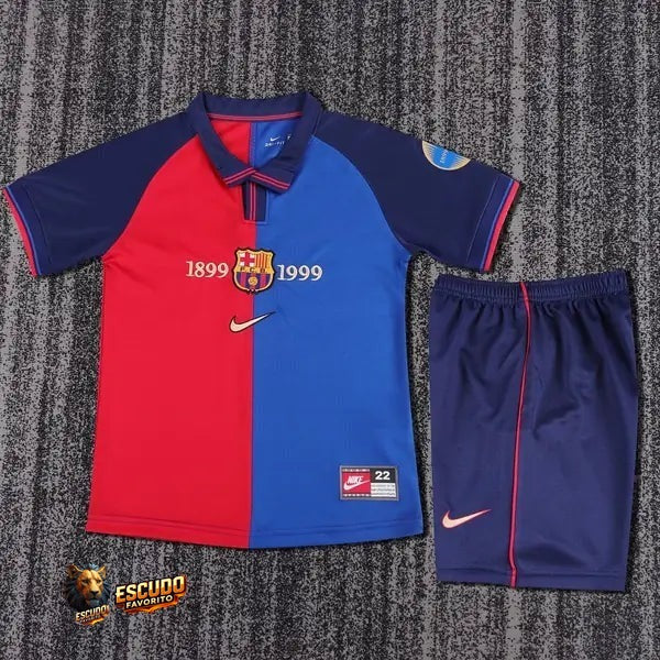 BARCELONA I 99-00 RETRO EQUIPACIÓN PARA NIÑOS HOMBRE