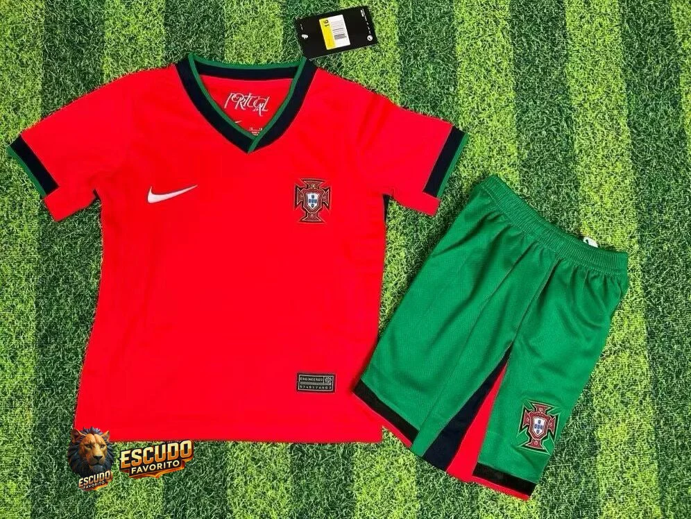 CAMISETA PORTUGAL I EURO 2024 EQUIPACIÓN PARA NIÑOS