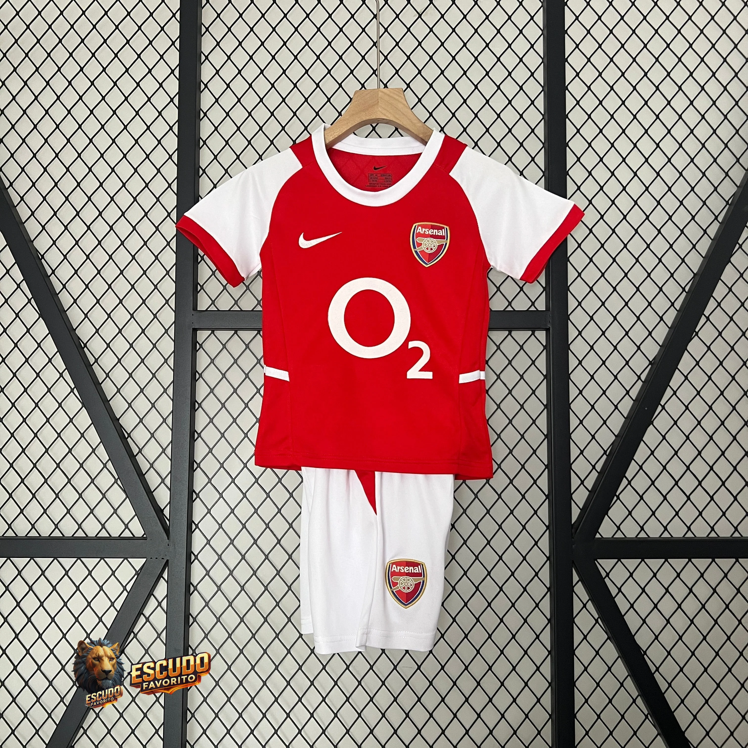 CAMISETA ARSENAL I 02/04 EQUIPACIÓN PARA NIÑOS (RETRO)