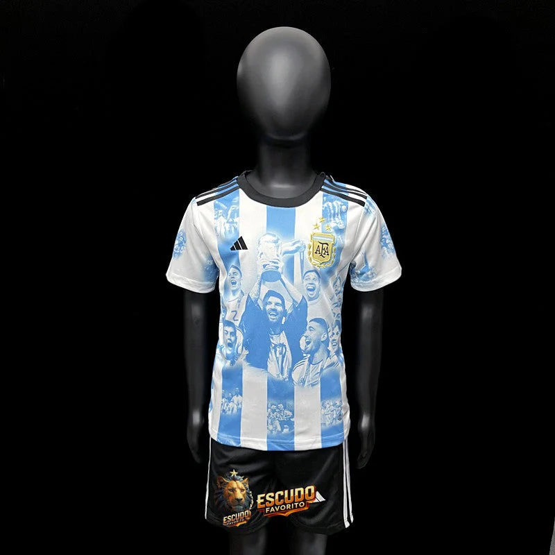 ARGENTINA EDICIÓN COMEMORATIVA I 23/24 EQUIPACIÓN PARA NIÑOS