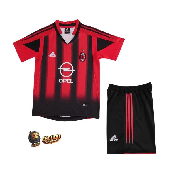 MILAN I 04/05 (RETRO) EQUIPACIÓN PARA NIÑOS