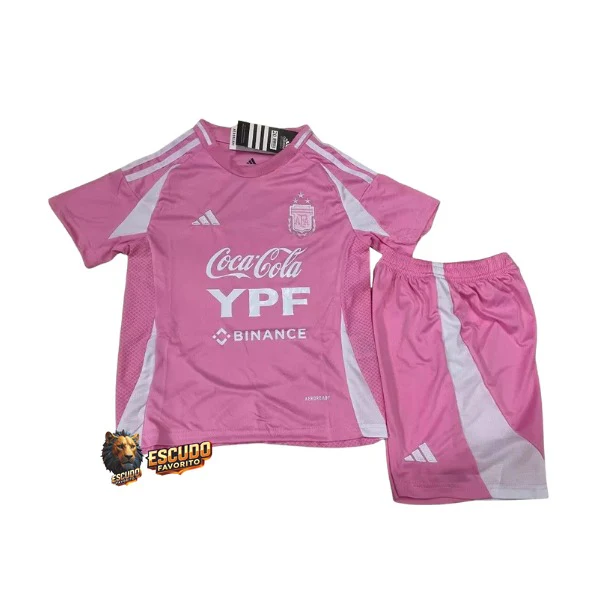 ARGENTINA ENTRENAMIENTO 25/26 ROSA EQUIPACIÓN PARA NIÑOS
