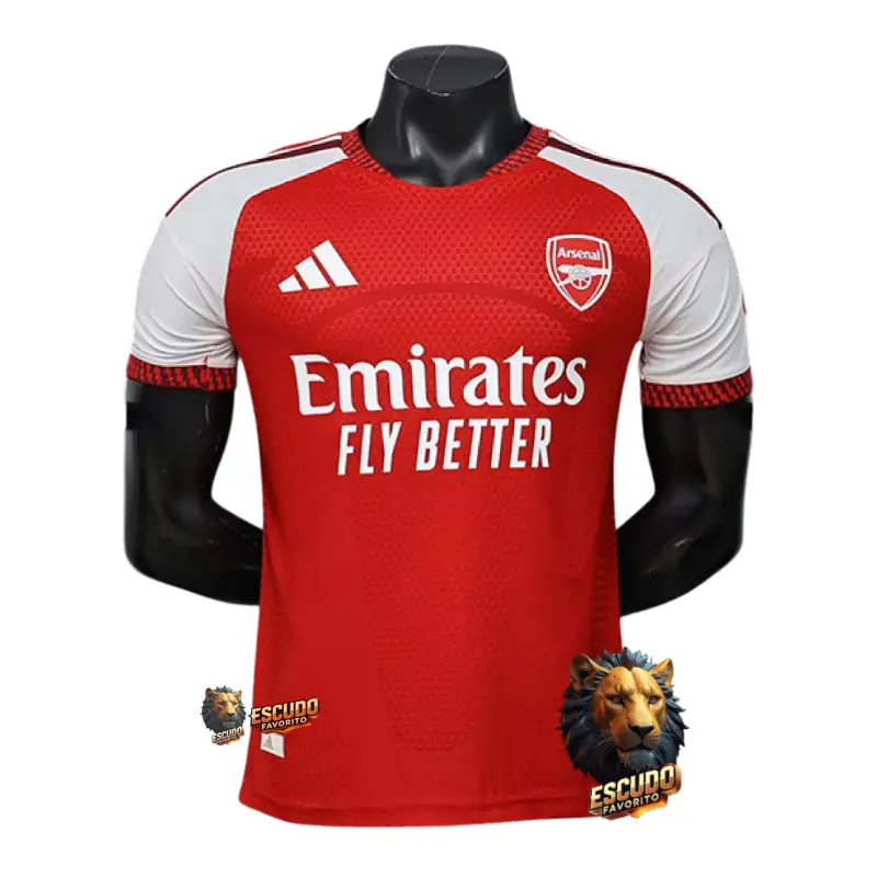 CAMISETA ARSENAL I 26/27 ROJA HOMBRE (VERSIÓN JUGADOR)