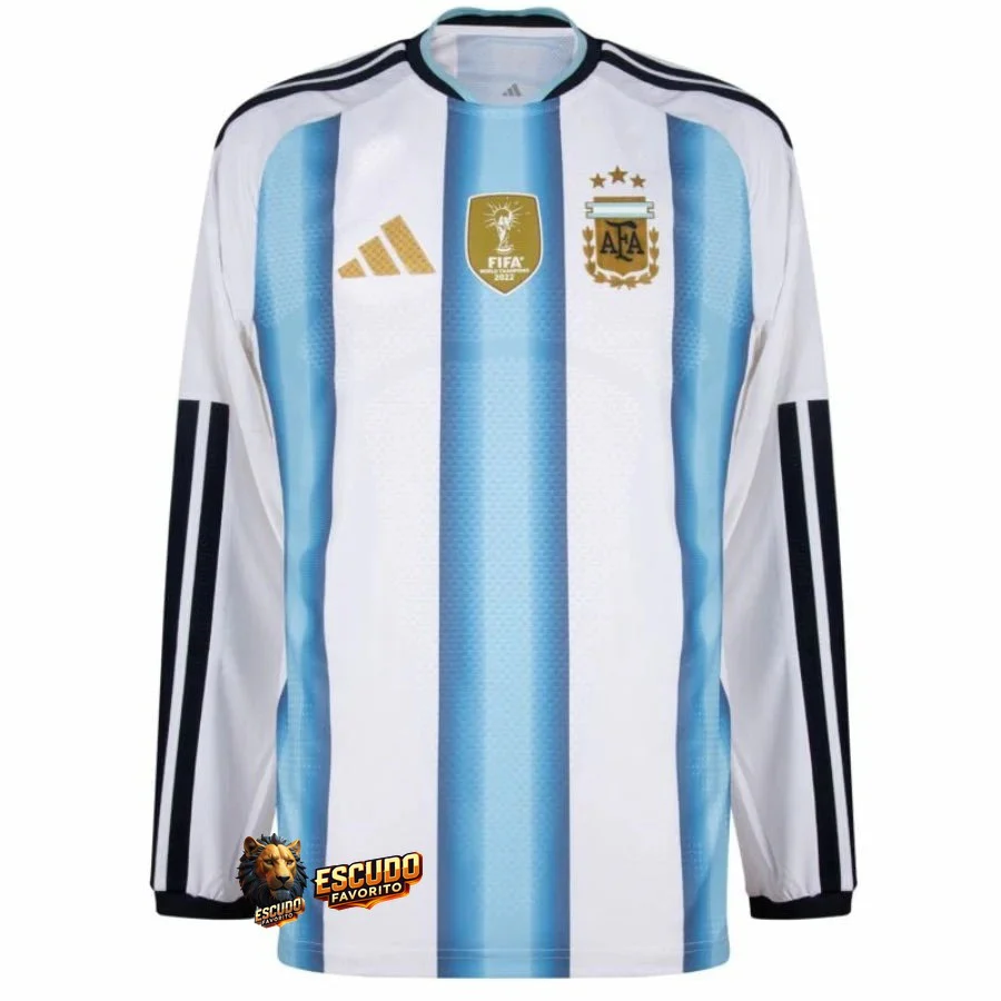ARGENTINA I 2026 MUNDIAL CON PARCHE HOMBRE (MANGA LARGA)