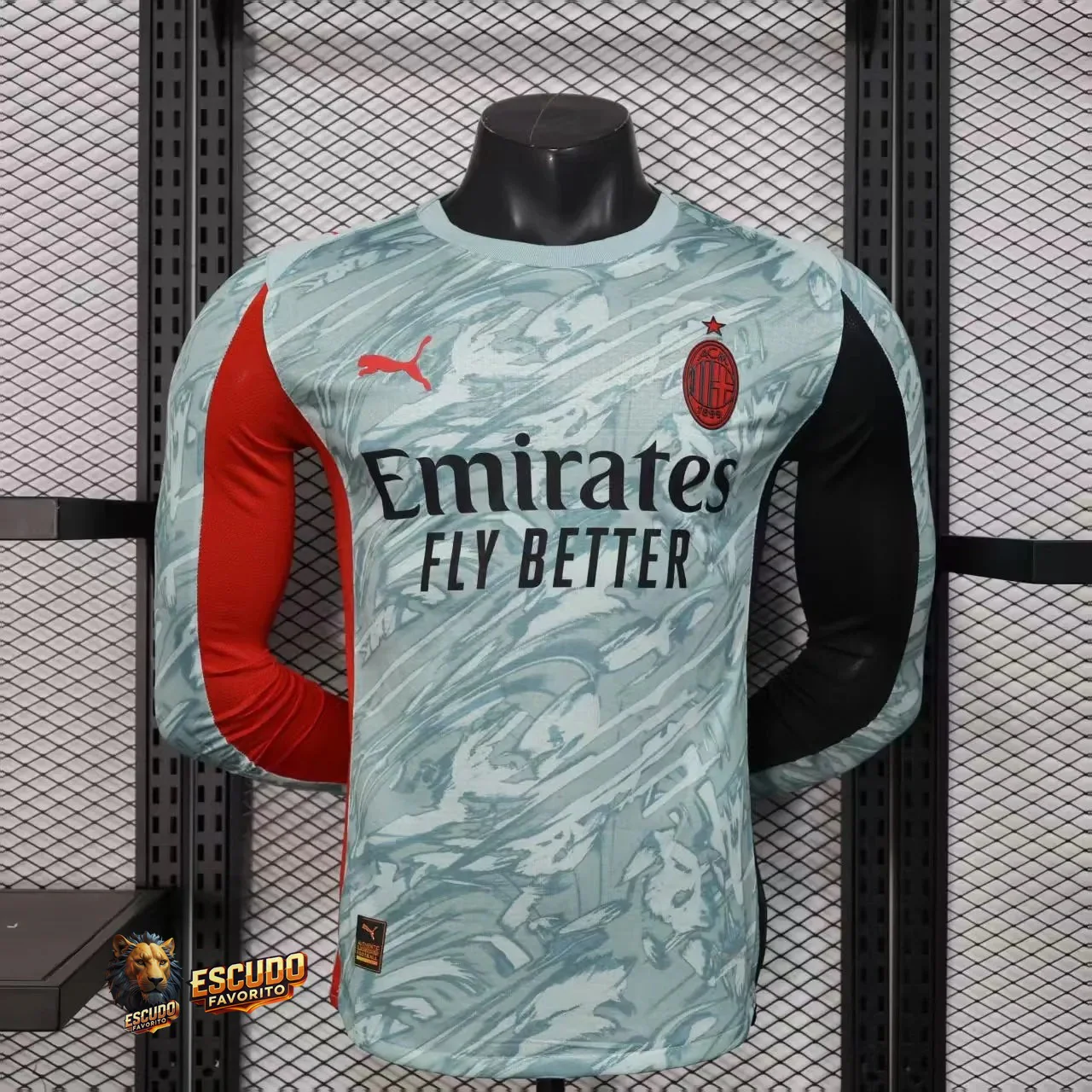 CAMISETA MILAN PORTERO I 25/26 HOMBRE (VERSIÓN JUGADOR) MANGA LARGA