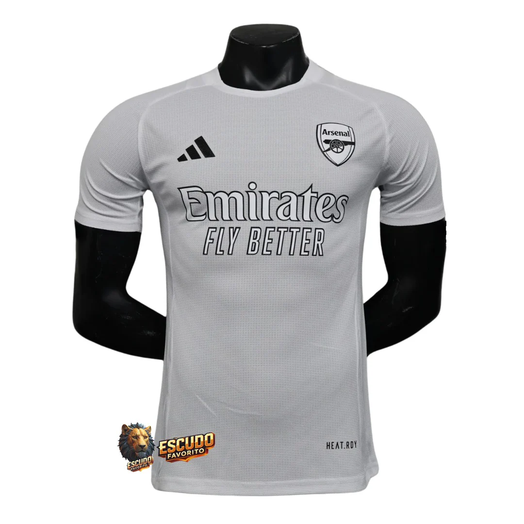 CAMISETA ARSENAL BLANCA 25/26 HOMBRE (VERSIÓN JUGADOR)