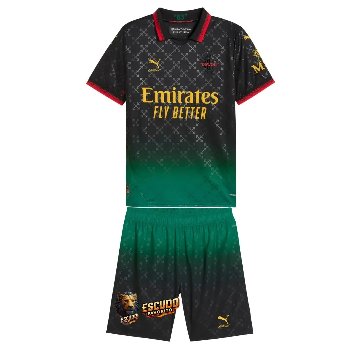 MILAN IV 25/26 EQUIPACIÓN PARA NIÑOS