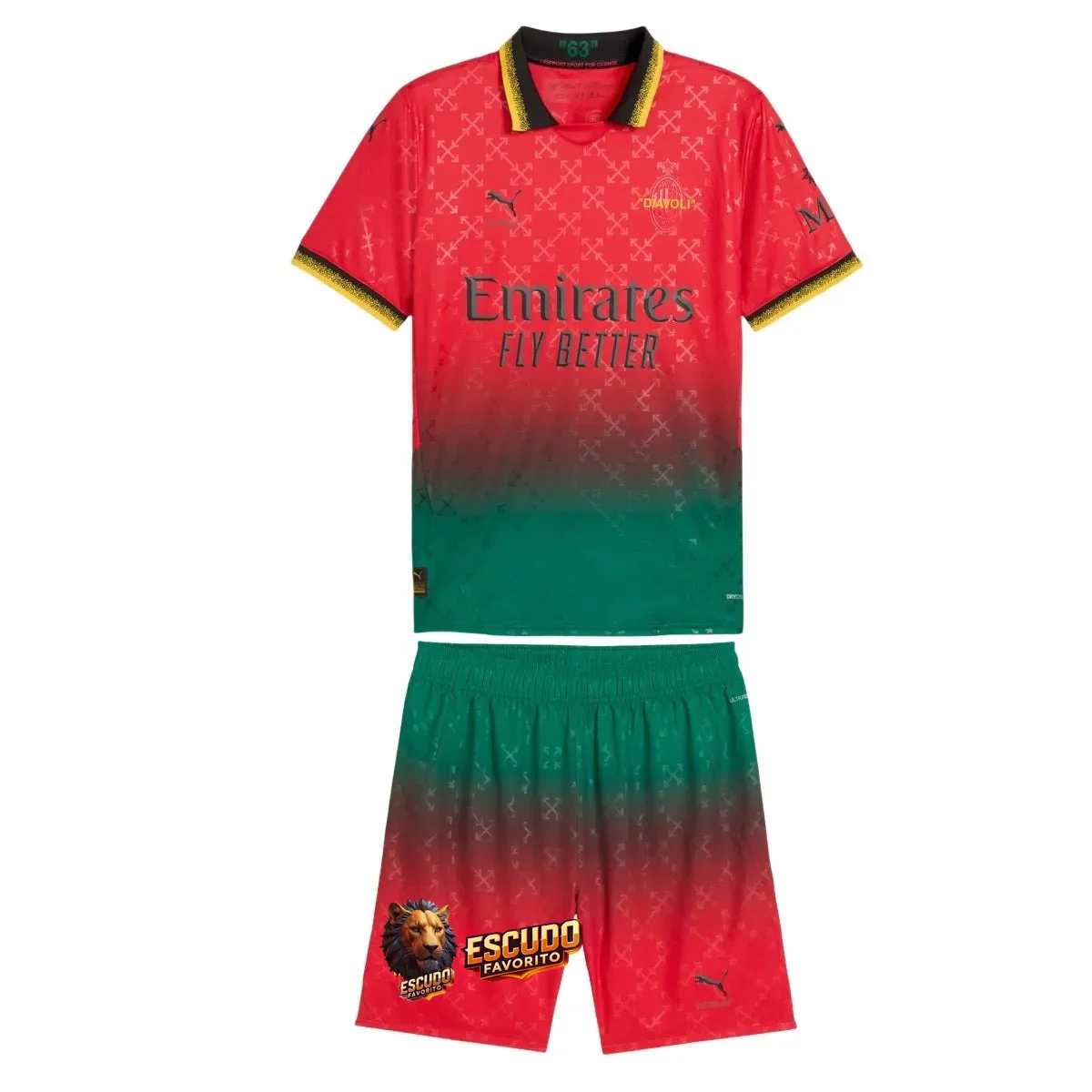 MILAN V 25/26 EQUIPACIÓN PARA NIÑOS