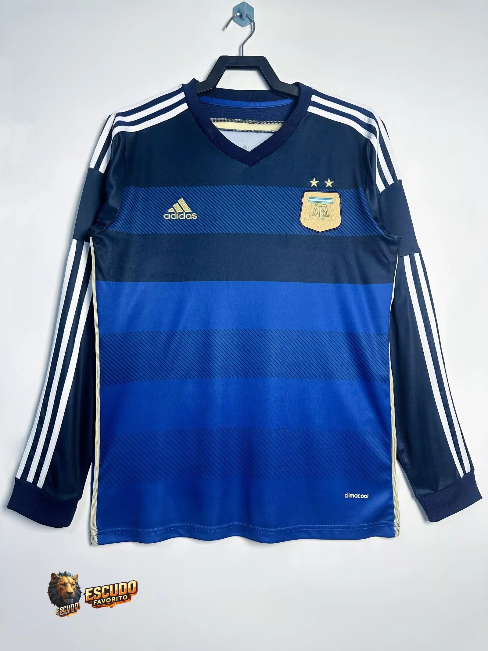 ARGENTINA 2014 II  HOMBRE RETRO (MANGA LARGA)