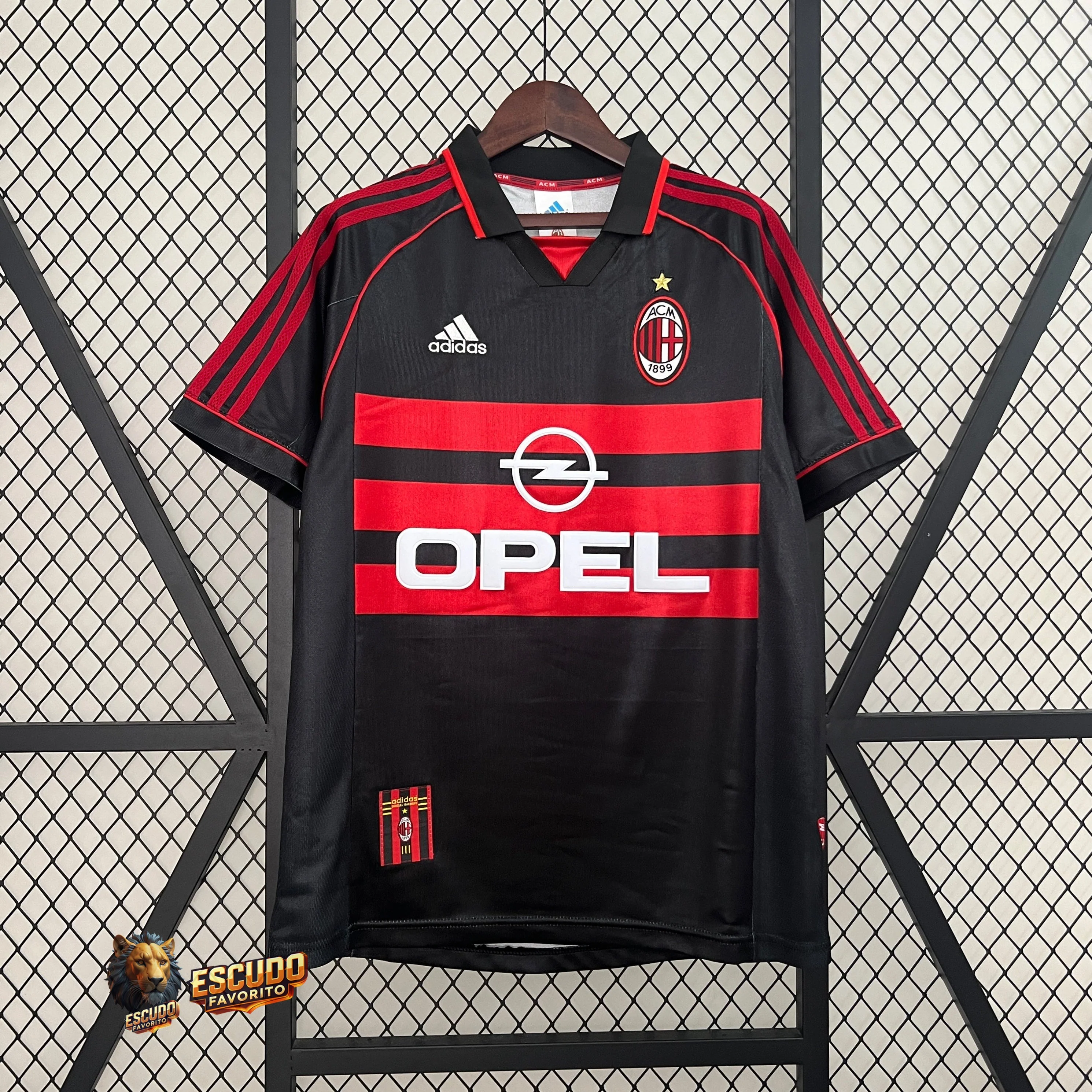 CAMISETA  MILAN III 98/99 HOMBRE (RETRO)