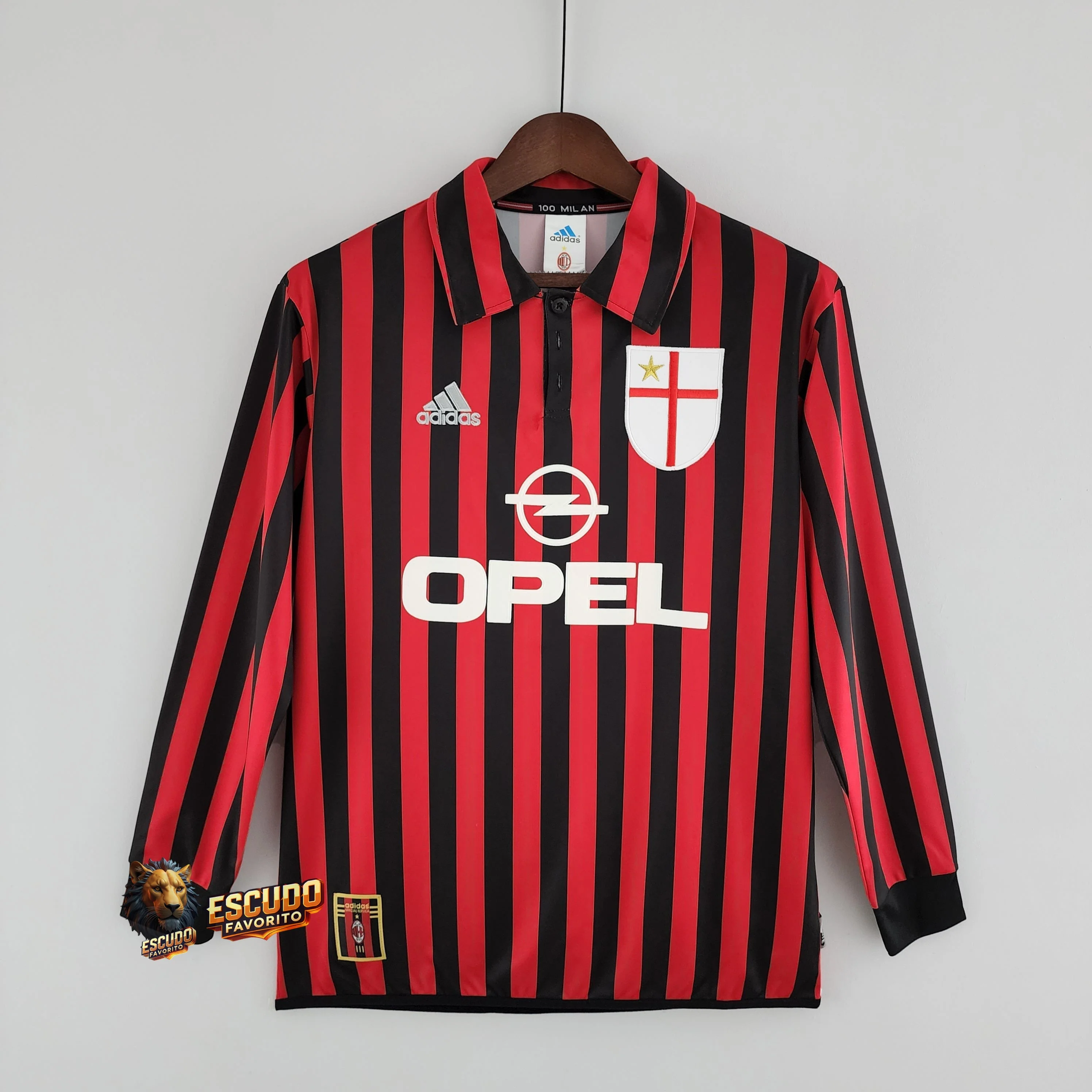 MILAN XVI 99/00 HOMBRE (RETRO) MANGA LARGA