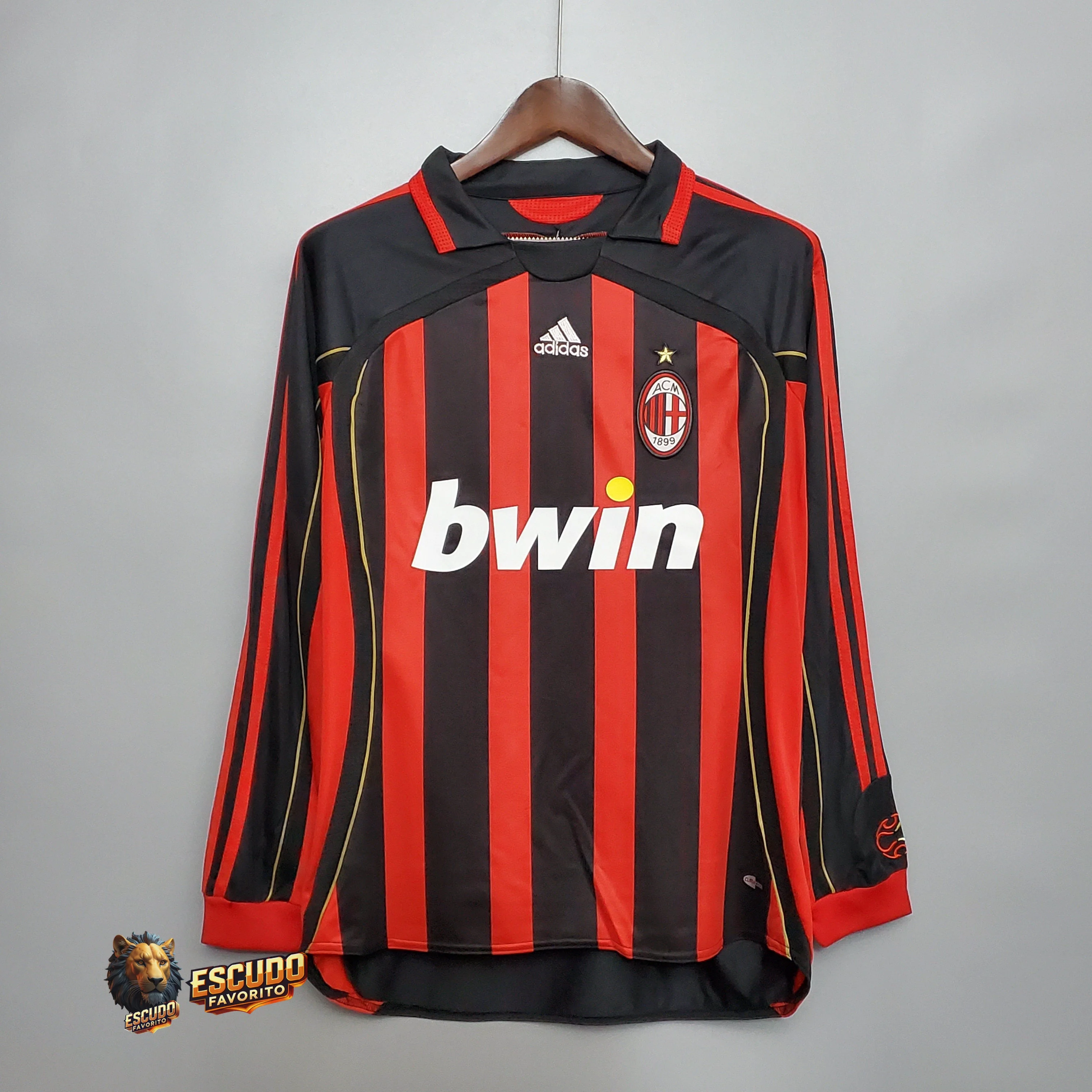 MILAN V 06/07 HOMBRE (RETRO) MANGA LARGA