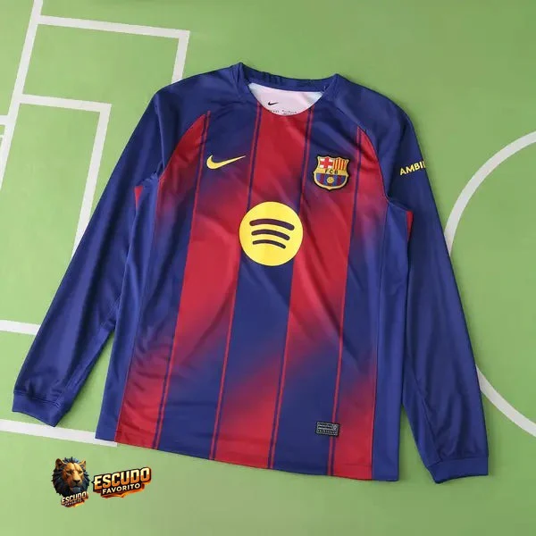 BARCELONA I 25/26 MANGA LARGA HOMBRE