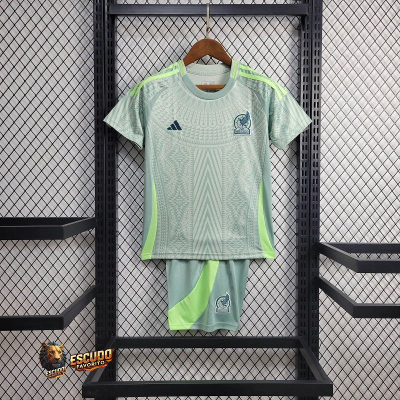 CAMISETA MEXICO II 2024 EQUIPACIÓN PARA NIÑOS