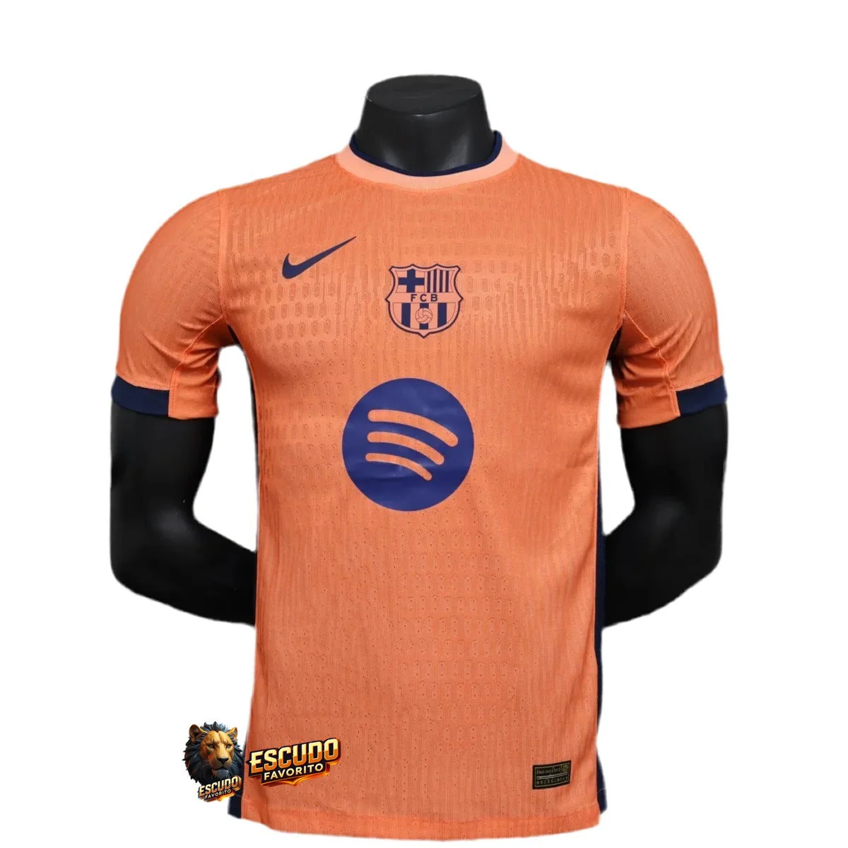 BARCELONA NARANJA 24/25 HOMBRE VERSIÓN JUGADOR