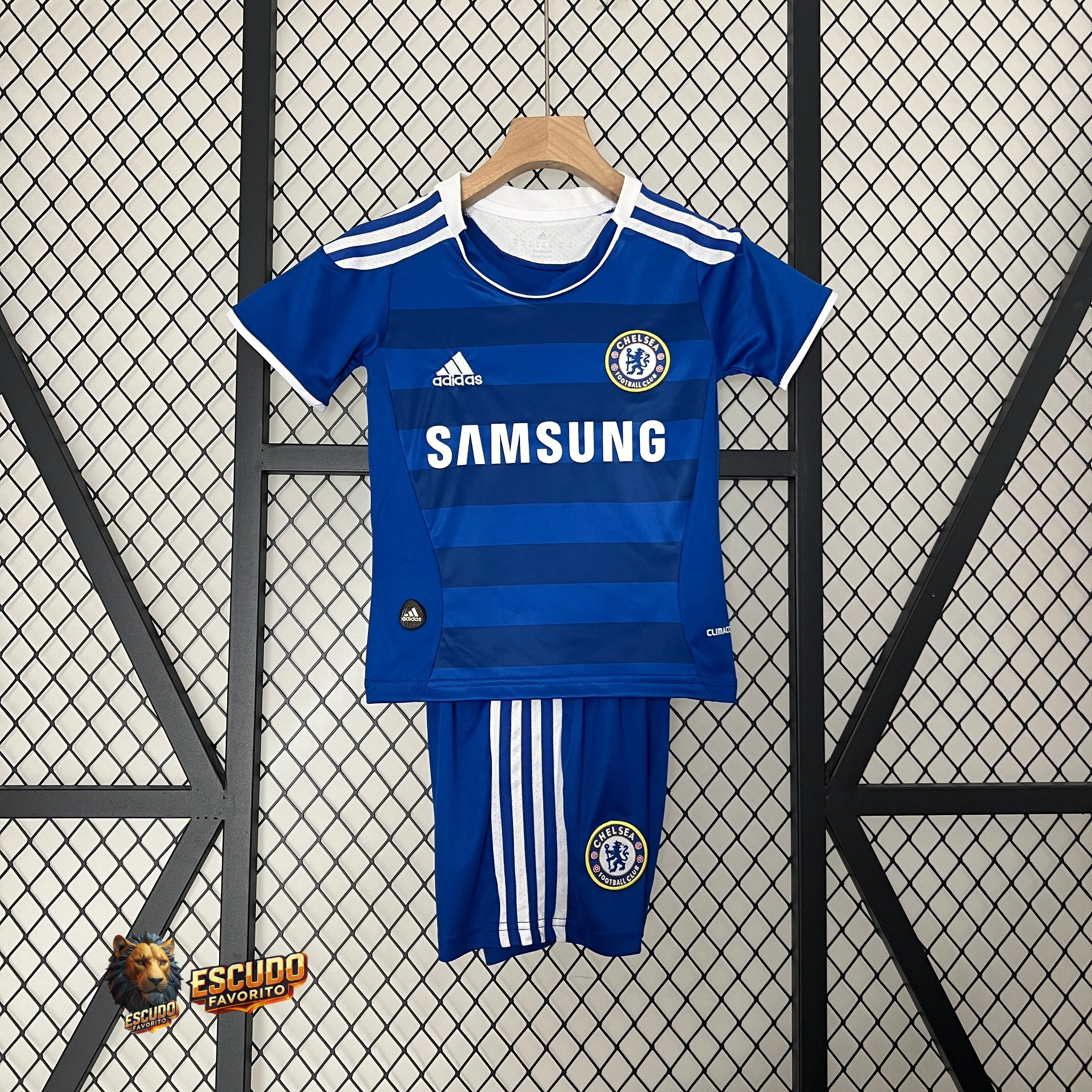 CAMISETA CHELSEA I CHAMPHIONS LEAGUE  2012 EQUIPACIÓN PARA NIÑOS (RETRO)