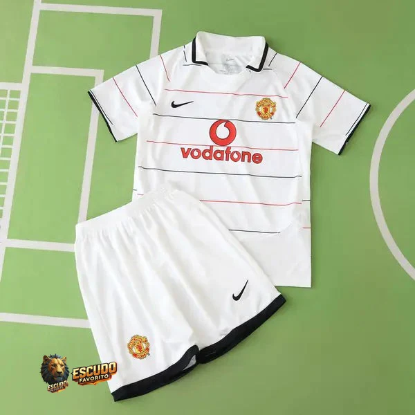 CAMISETA MANCHESTER UNITED II 03/05 EQUIPACIÓN PARA NIÑOS (RETRO)