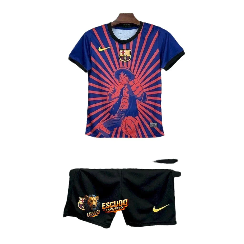 BARCELONA X ONE PIECE 25/26 EQUIPACIÓN PARA NIÑOS