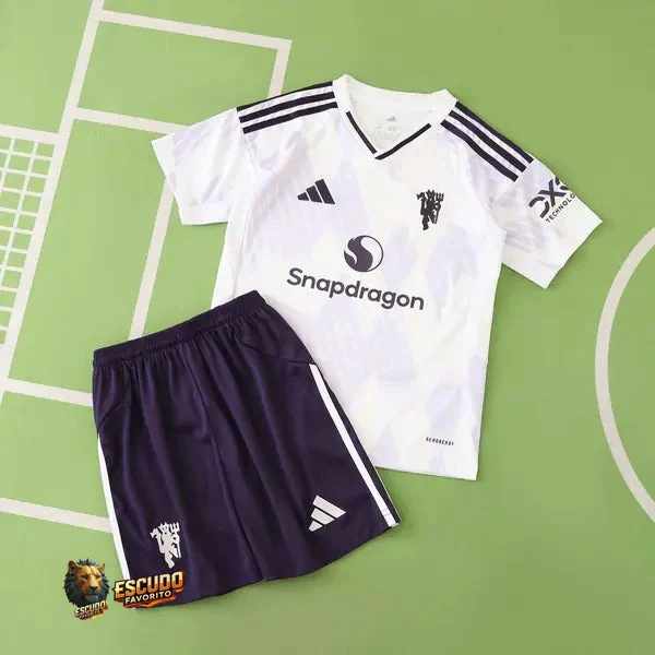 CAMISETA MANCHESTER UNITED II 25/26 EQUIPACIÓN PARA NIÑOS