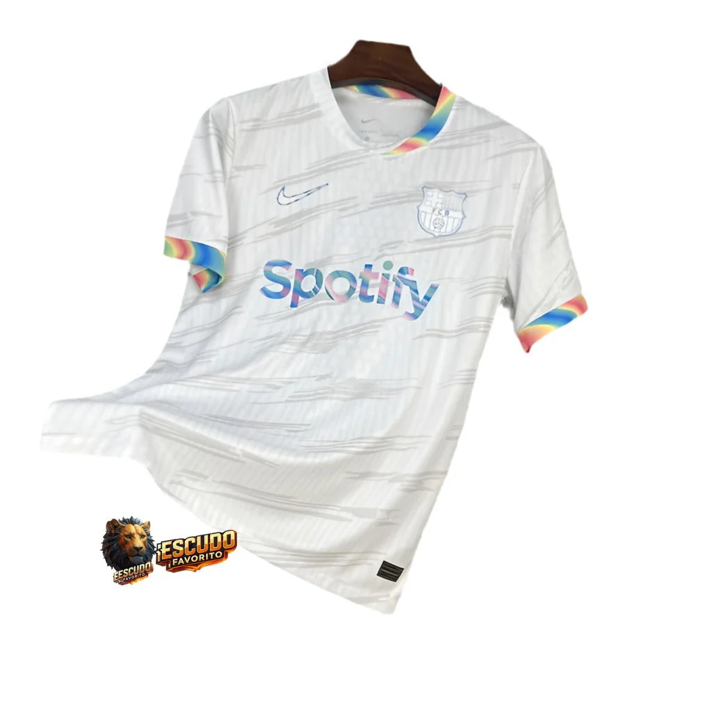 CAMISETA BARCELONA BLANCA EDICIÓN ESPECIAL 25/26 HOMBRE