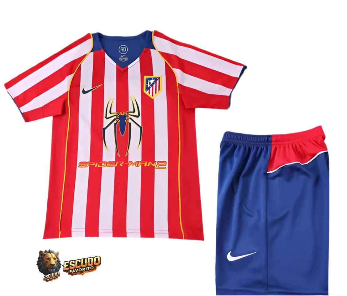 ATLÉTICO DE MADRID I 04-05 RETRO EQUIPACIÓN PARA NIÑOS