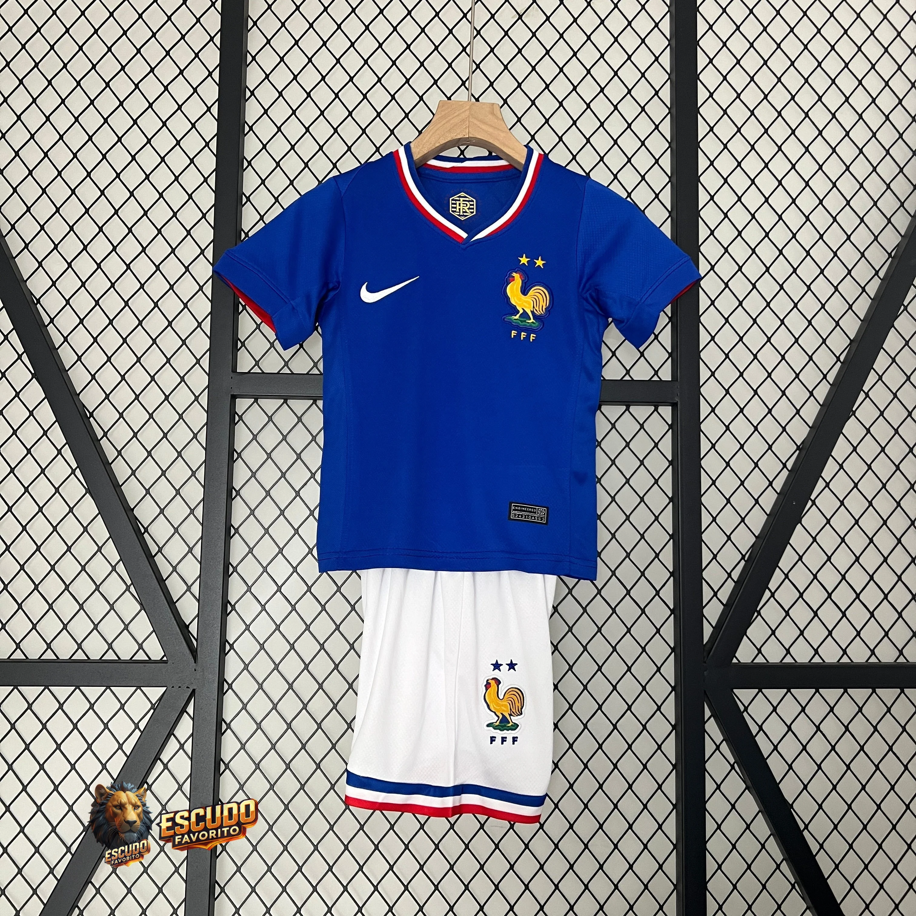 CAMISETA FRANCIA I EURO 2024 EQUIPACIÓN PARA NIÑOS