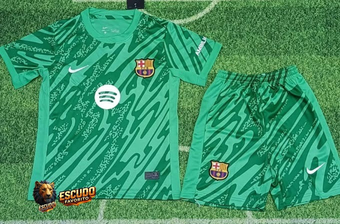 BARCELONA PORTERO 24/25 EQUIPACIÓN PARA NIÑOS
