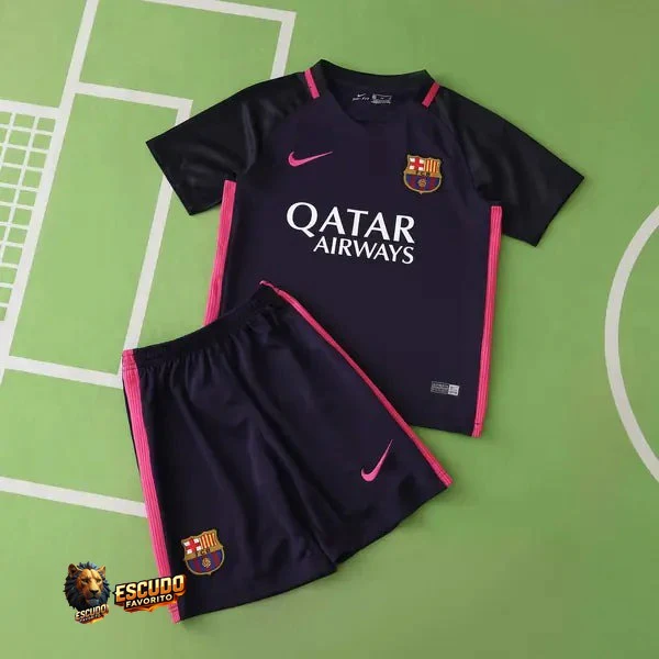 CAMISETA BARCELONA II 16/17 EQUIPACIÓN PARA NIÑOS (RETRO)