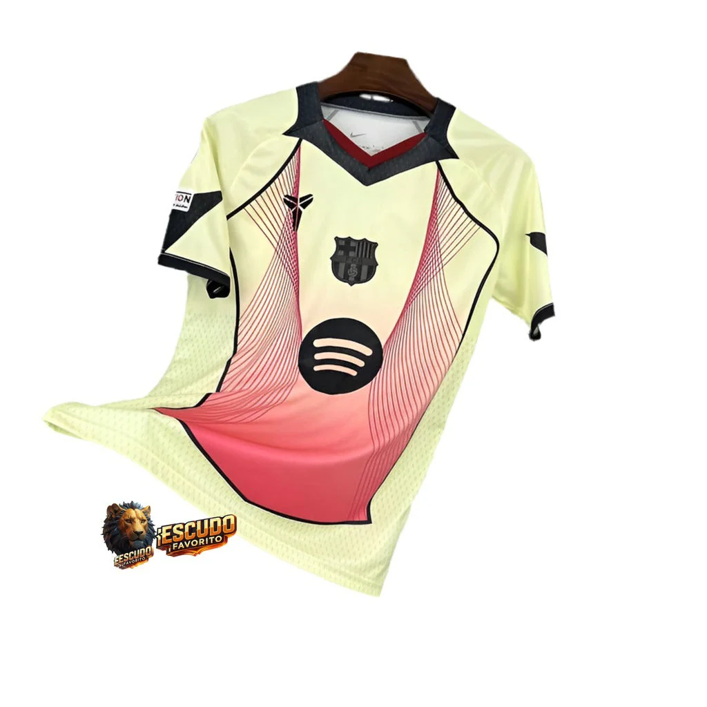 CAMISETA BARCELONA AMARILLO 25/26 HOMBRE