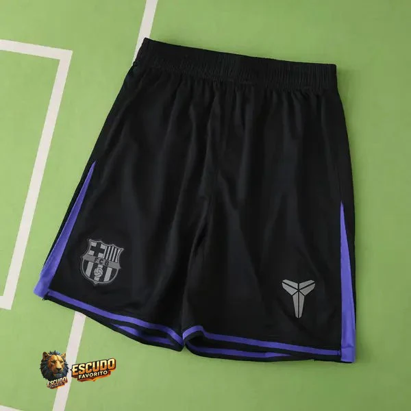 PANTALONES CORTOS BARCELONA x KOBE BRYANT 25/26 NEGRO